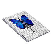 Mannequin Blue Butterfly Notitieboek (Rechterzijde)