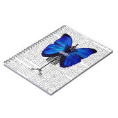Mannequin Blue Butterfly Notitieboek (Linkerzijde)