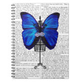 Mannequin Blue Butterfly Notitieboek (Voorkant)