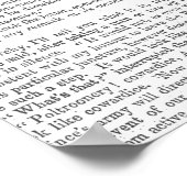 Mannequin Blue Butterfly Poster (Hoek)