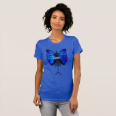 Mannequin Blue Butterfly T-shirt (Voorkant volledig)