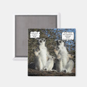 Mannequin Challenged Lemurs Magneet (Voorkant / Achterkant)