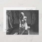 Mannequin met been en arm verwijderd briefkaart (Voorkant / Achterkant)