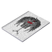 Mannequin met zwarte vleugels notitieboek (Linkerzijde)