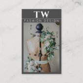 Mannequin Mode Designer Dark Grey Visitekaartje (Voorkant)
