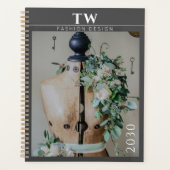 Mannequin Mode Designer Zwart Planner (Voorkant)