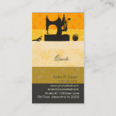 Mannequin Mode-dresformulier Visitekaartje (Achterkant)