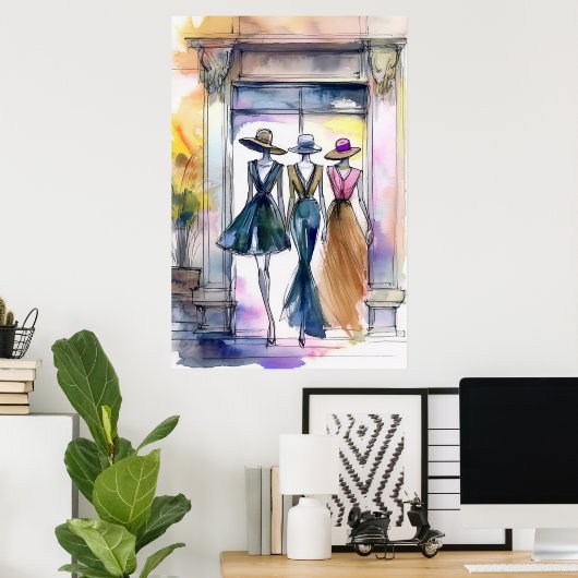 Mannequin Poster (Thuiskantoor)