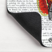 Mannequin Red en gele vlinder Muismat (Hoek)