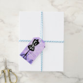 Mannequin stand Retro Paarse MODE Cadeaulabel (Met Touw)