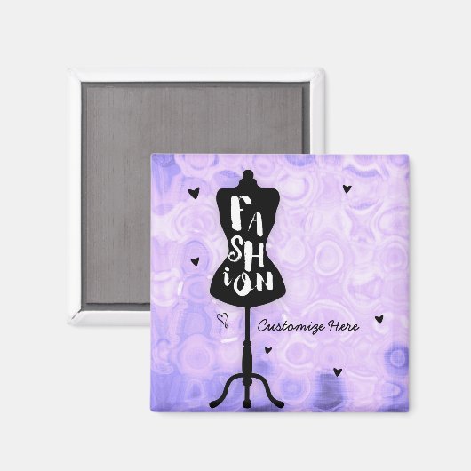 Mannequin standaard Retro Paarse MODE Magneet (Voorkant / Achterkant)