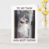 MANNEQUIN ZEGT DAT DE TWEEDE/BESTE VRIEND TWEEDE T KAART (Gele Bloem)