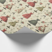  mannequinepatroon cadeaupapier (Hoek)