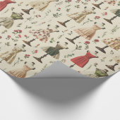  mannequinepatroon cadeaupapier (Hoek)