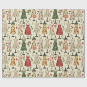  mannequinepatroon cadeaupapier (Vlak)