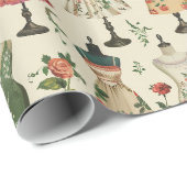  mannequinepatroon cadeaupapier (Rol Hoek)