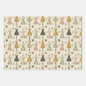 mannequinepatroon inpakpapier vel (Voorkant 3)