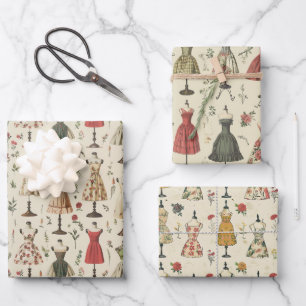  mannequinepatroon inpakpapier vel