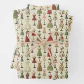  mannequinepatroon inpakpapier vel (In situ)