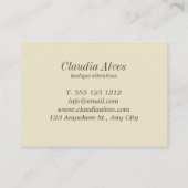 mannequinepatroon visitekaartje (Achterkant)