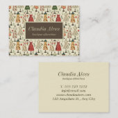  mannequinepatroon visitekaartje (Voorkant / Achterkant)