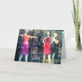 MANNEQUINES WILLEN OOK PARTIJ ZIJN FEESTDAGEN KAART (Voorkant)