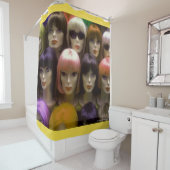 Mannequins Douchegordijn (In situ)