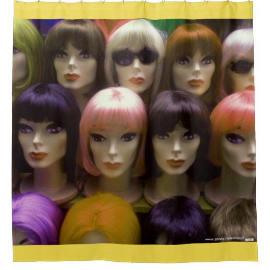 Mannequins Douchegordijn (Voorkant)