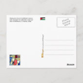 Mannequins in traditionele kostuums, Amman, Jordan Briefkaart (Achterkant)