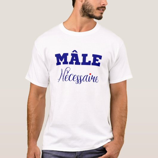 MANNETJE NODIG! T-SHIRT (Voorkant)