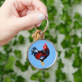 mannetje , rooster sleutelhanger (Hand)