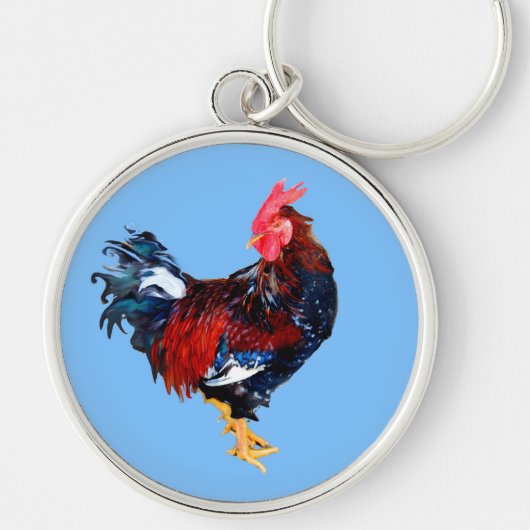 mannetje , rooster sleutelhanger (Voorkant)