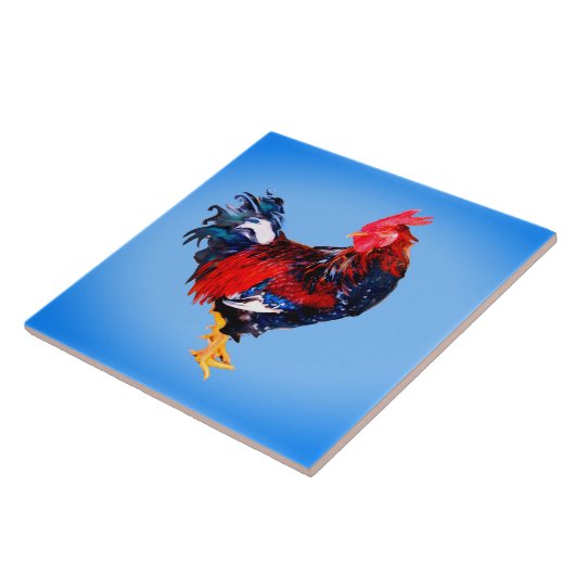 mannetje , rooster tegeltje (Zijkant)