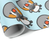 mannetje Sunda zebra finch Cadeaupapier (Rol Hoek)