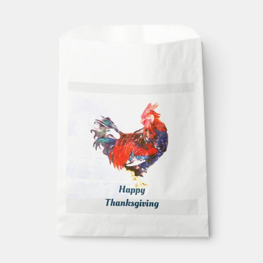 mannetjes galinacous, rooster Gepersonaliseerd Bedankzakje (Voorkant)