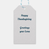 mannetjes galinacous, rooster Gepersonaliseerd Cadeaulabel (Achterkant)