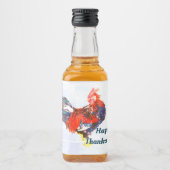 mannetjes galinacous, rooster Gepersonaliseerd Likeurfles Etiket (Voorkant)