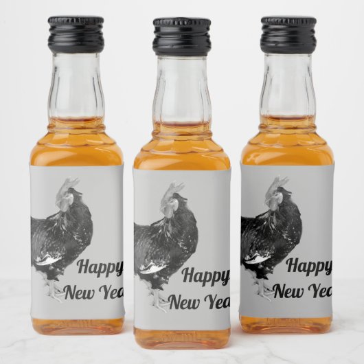 mannetjes galinacous, rooster Gepersonaliseerd Likeurfles Etiket (Flessen)