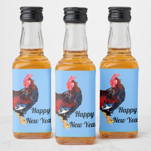 mannetjes galinacous, rooster Gepersonaliseerd Likeurfles Etiket (Flessen)