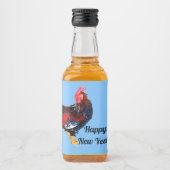 mannetjes galinacous, rooster Gepersonaliseerd Likeurfles Etiket (Voorkant)