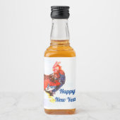 mannetjes galinacous, rooster Gepersonaliseerd Likeurfles Etiket (Voorkant)