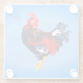 mannetjesdier glazen onderzetter (Achterkant)