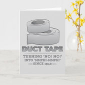 mannetjestape - nee! nee! mmph! mmph! grappig! kaart (Gele Bloem)