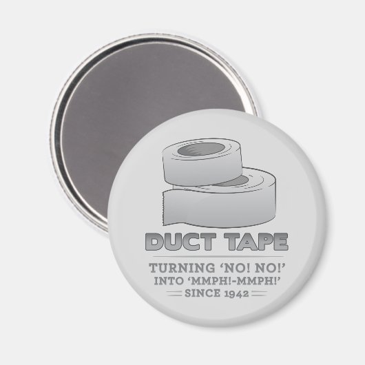 mannetjestape - nee! nee! mmph! mmph! grappig! magneet (Voorkant / Achterkant)