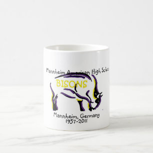 Mannheim Bison Mascot Koffiemok