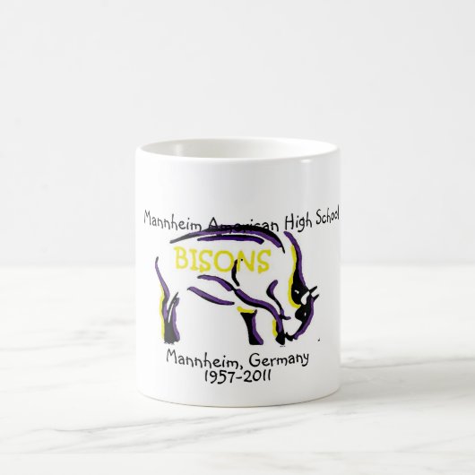 Mannheim Bison Mascot Koffiemok (Center)