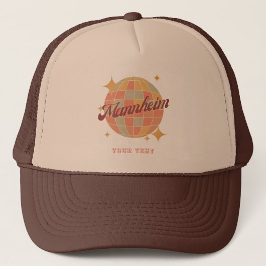 Mannheim Deutschland Retro  Briefkaart Trucker Pet (Voorkant)