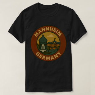 Mannheim Duitsland Stad Kunst T-shirt