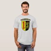 Mannheim Duitsland Wappen/Crest T-shirt (Voorkant volledig)