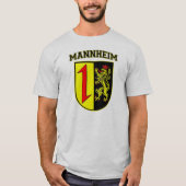 Mannheim Duitsland Wappen/Crest T-shirt (Voorkant)